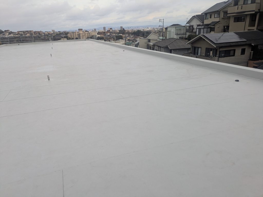 屋上防水工事 施工後
